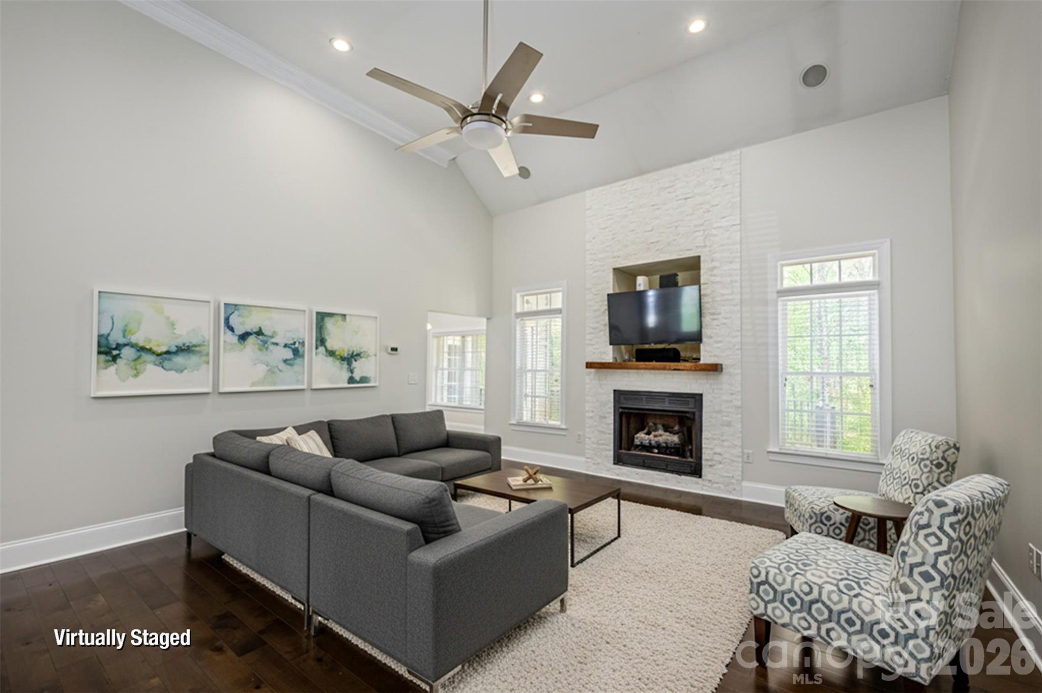 7867 Golf Course Drive North Denver, NC 28037 - Photo 8 of 34 a living room with furniture fireplace and window