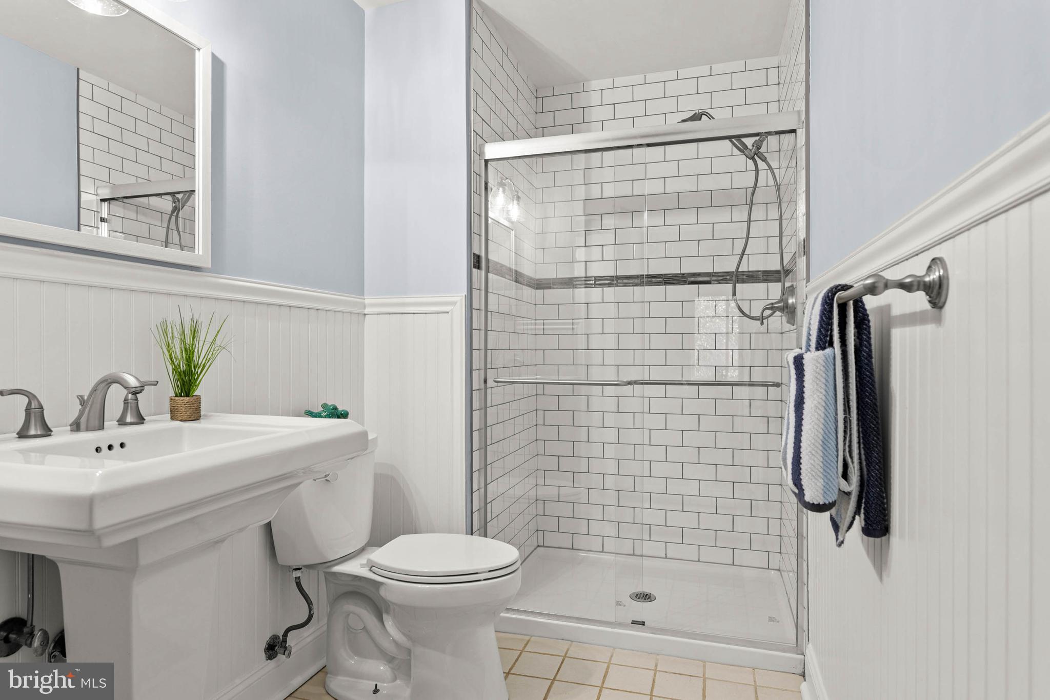 106 Bernard Court Chesterbrook, PA 19087 - Photo 17 of 30 a bathroom with a sink toilet and shower