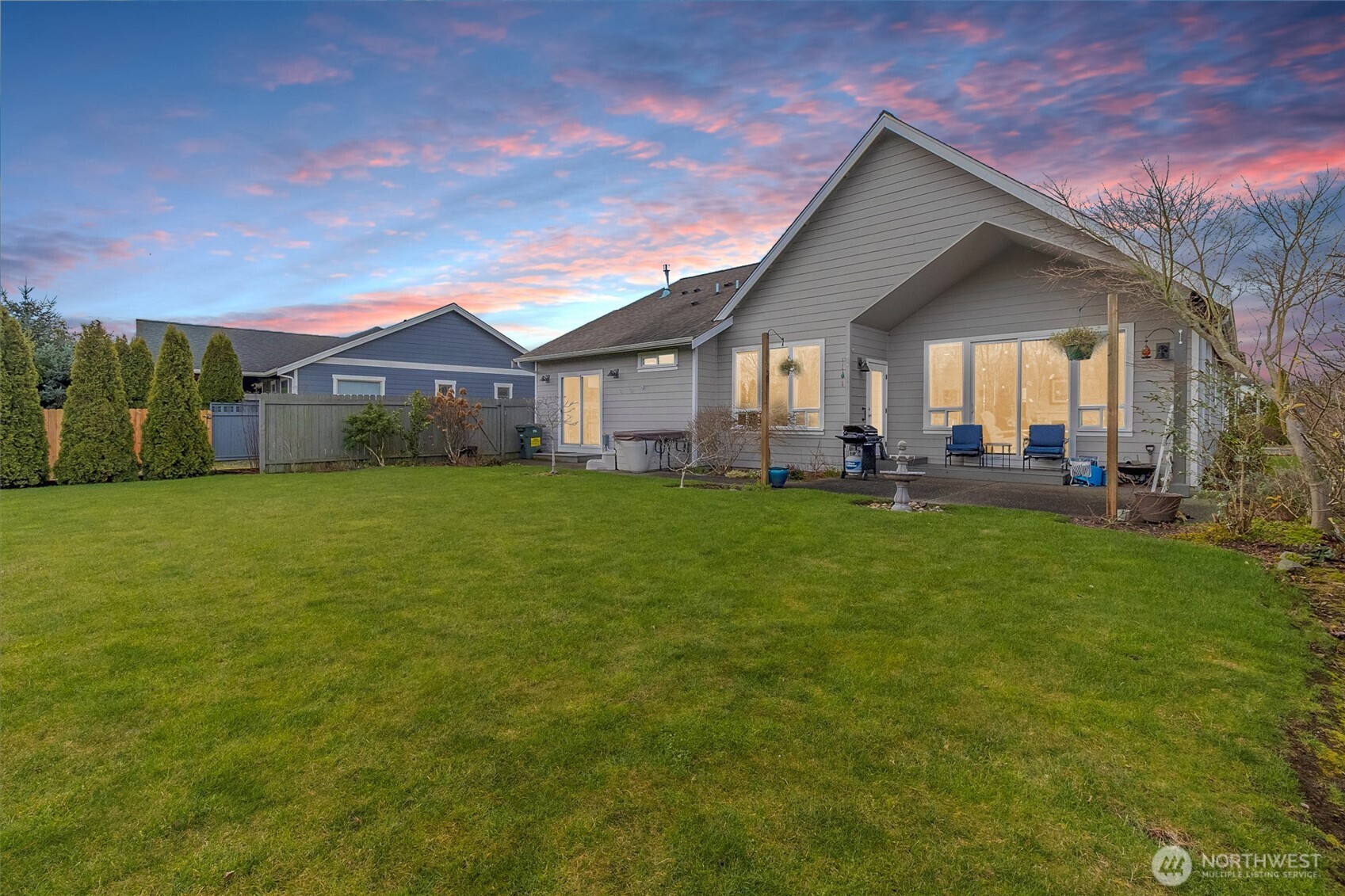 5434 Blue Sky Way Ferndale, WA 98248 - Photo 38 of 39 a front view of a house with a yard and trees