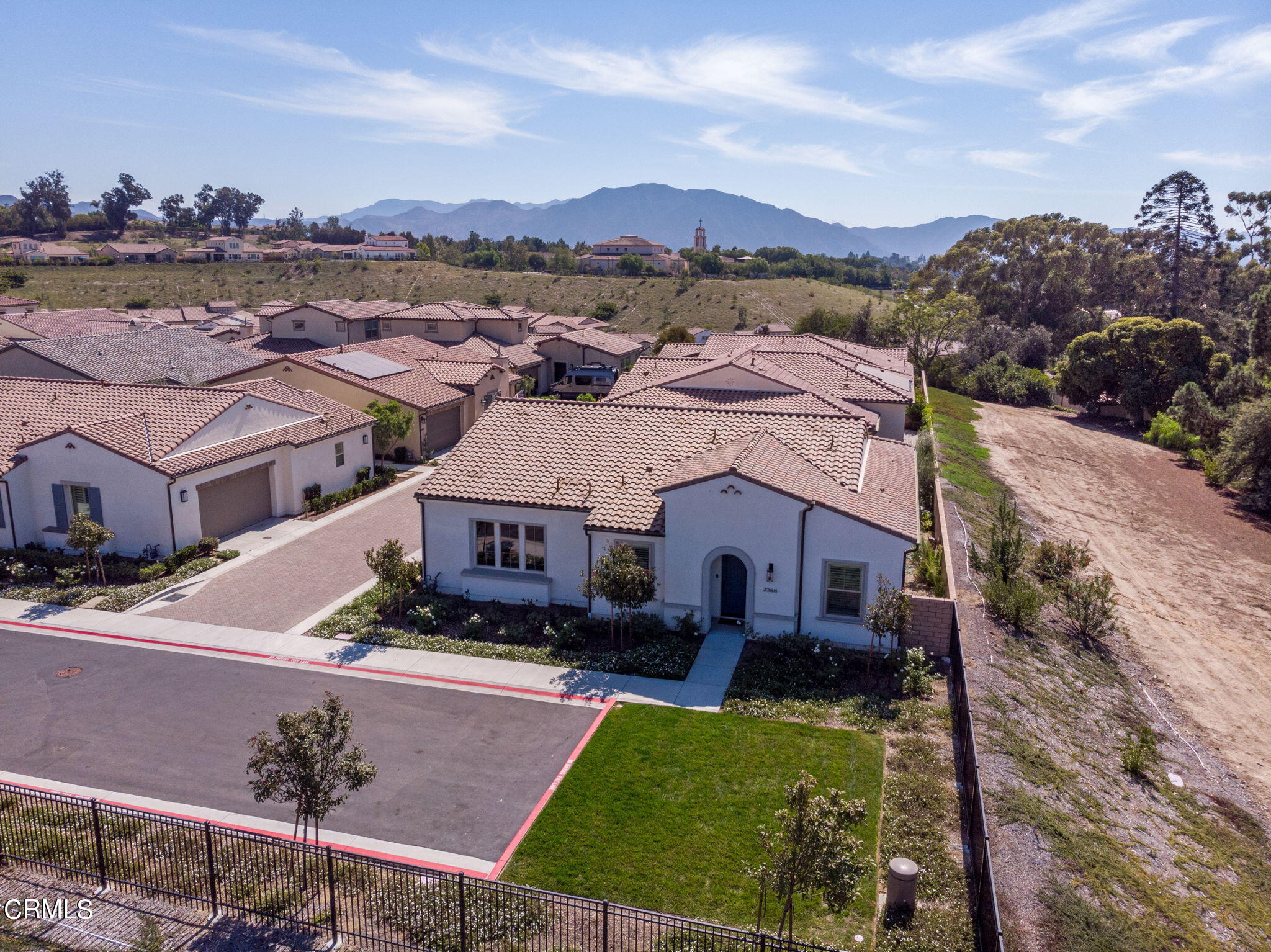 2388 Rondell Road Camarillo, CA 93012 - Photo 22 of 39 a aerial view of a house next to a big yard