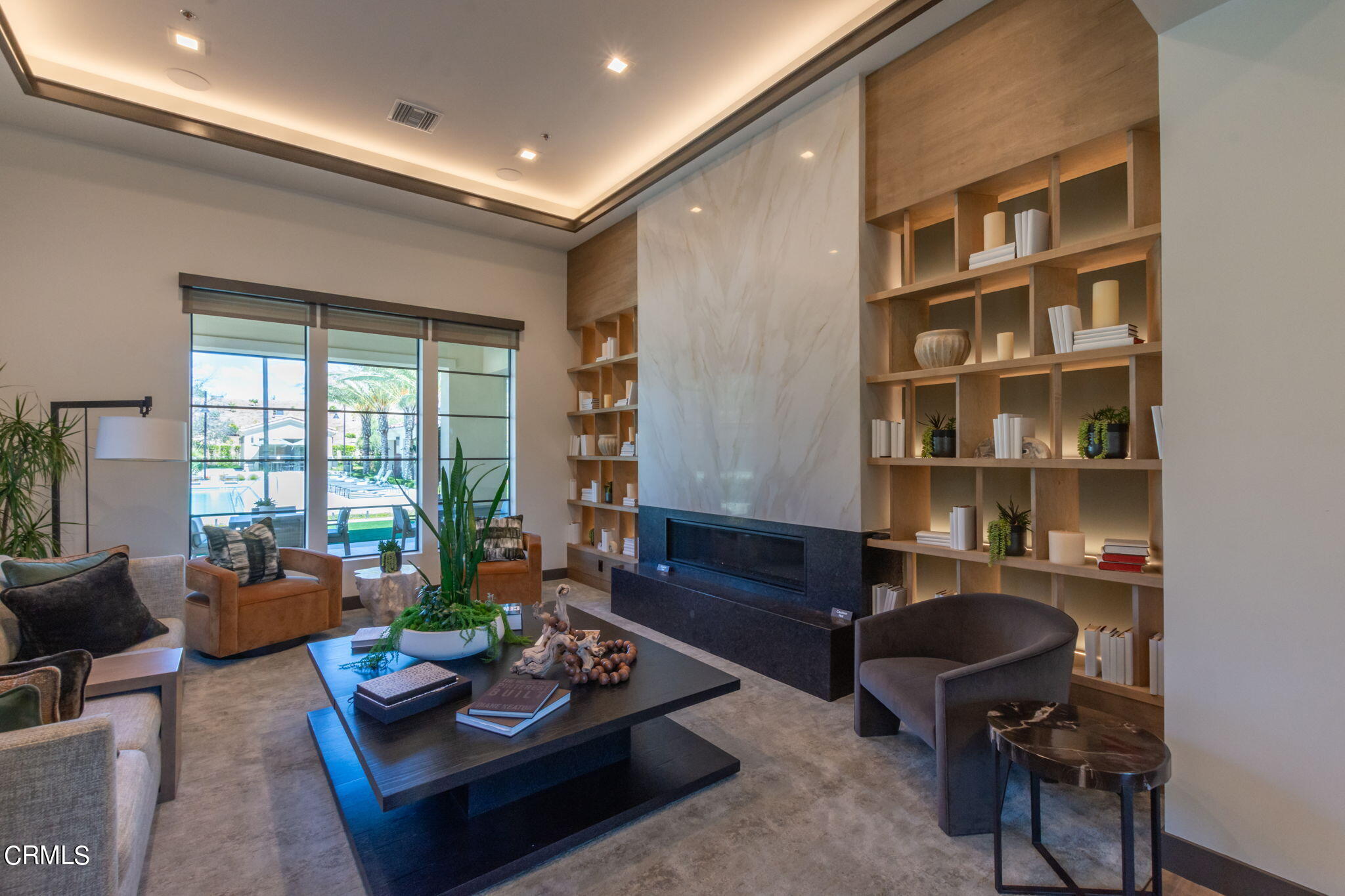2388 Rondell Road Camarillo, CA 93012 - Photo 32 of 39 a living room with furniture fireplace and a large window
