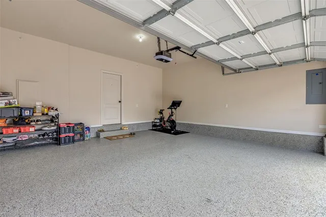 a view of a car garage