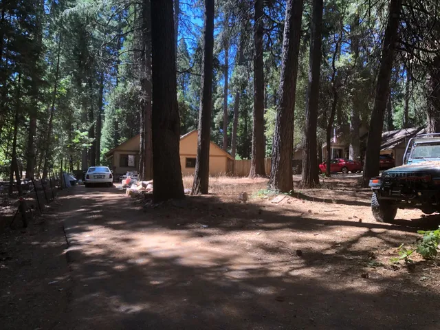 a view of street with trees