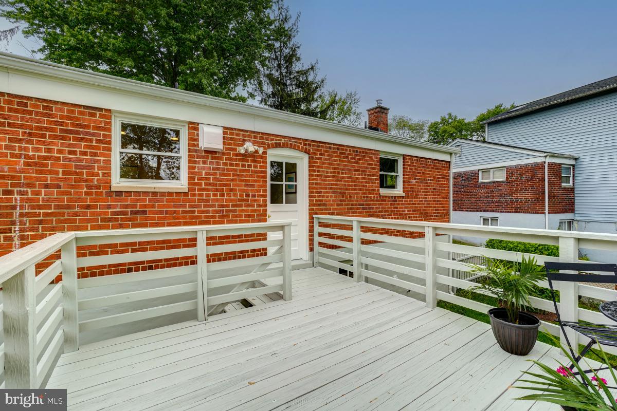 4801 Wyaconda Road Rockville, MD 20852 - Photo 16 of 48 Spacious deck - perfect for grilling!