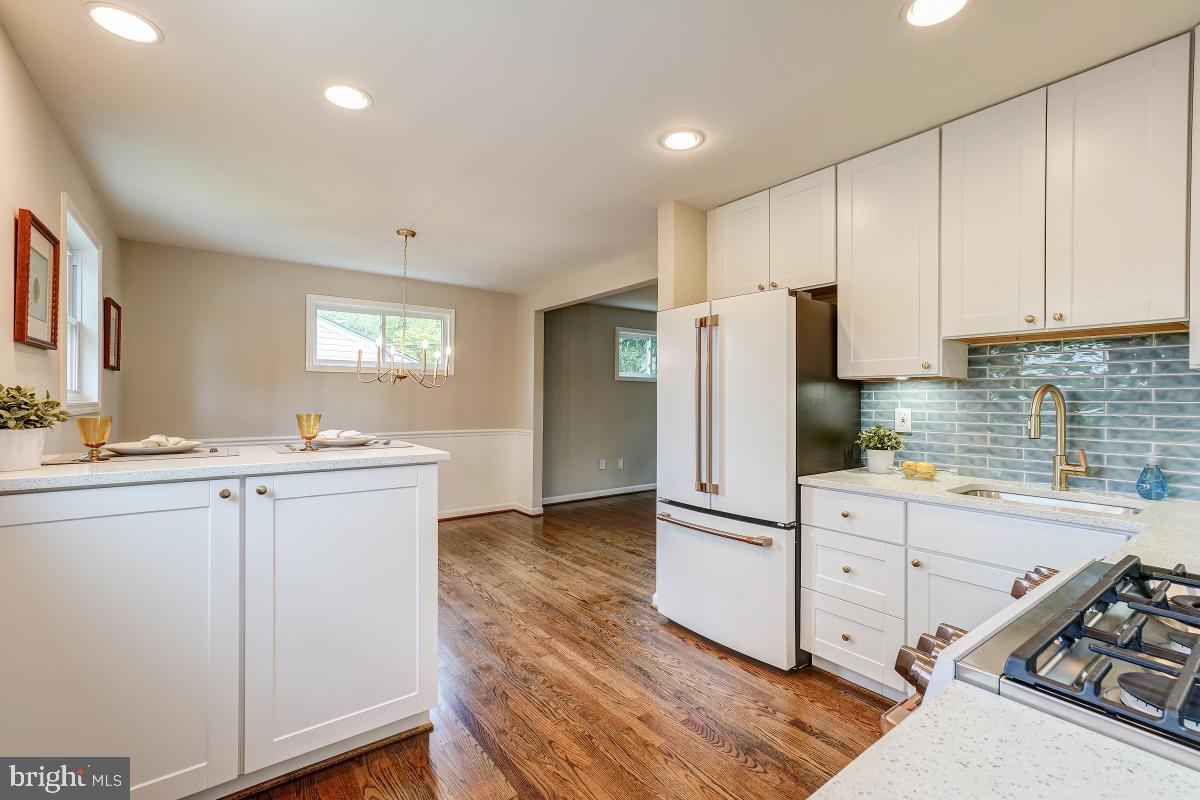 4801 Wyaconda Road Rockville, MD 20852 - Photo 20 of 48 New hardwood flooring in kitchen