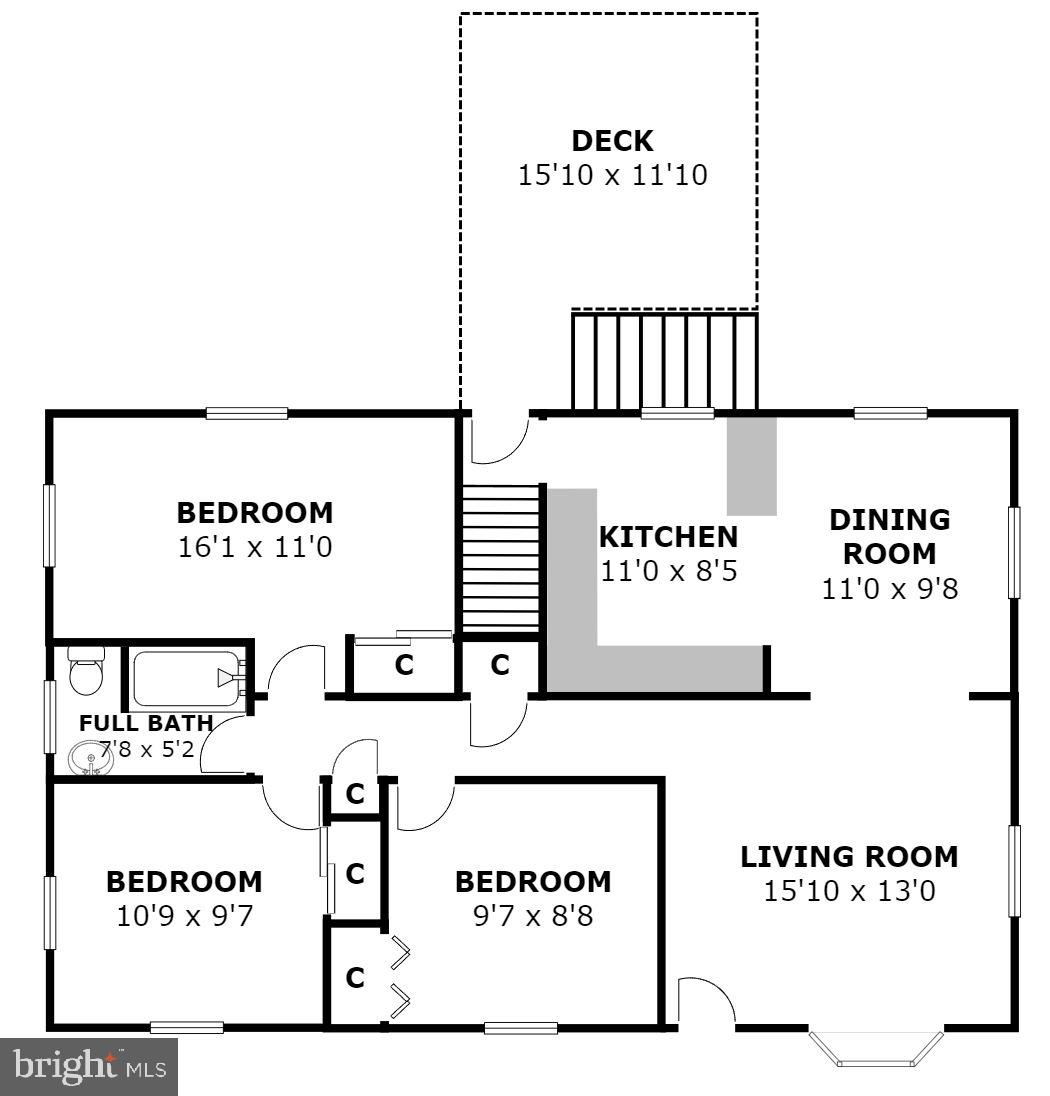 4801 Wyaconda Road Rockville, MD 20852 - Photo 47 of 48 Floor Plan - Main Level