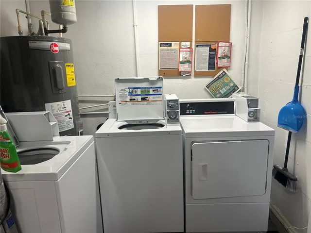 a room with storage and utility