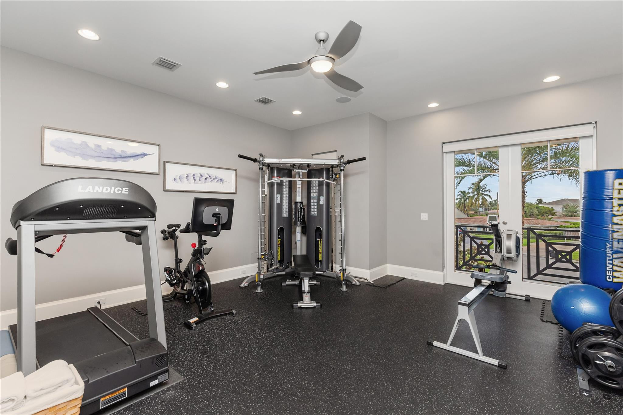 3211 Northeast 27th Avenue Lighthouse Point, FL 33064 - Photo 56 of 71 a view of a room with gym equipment
