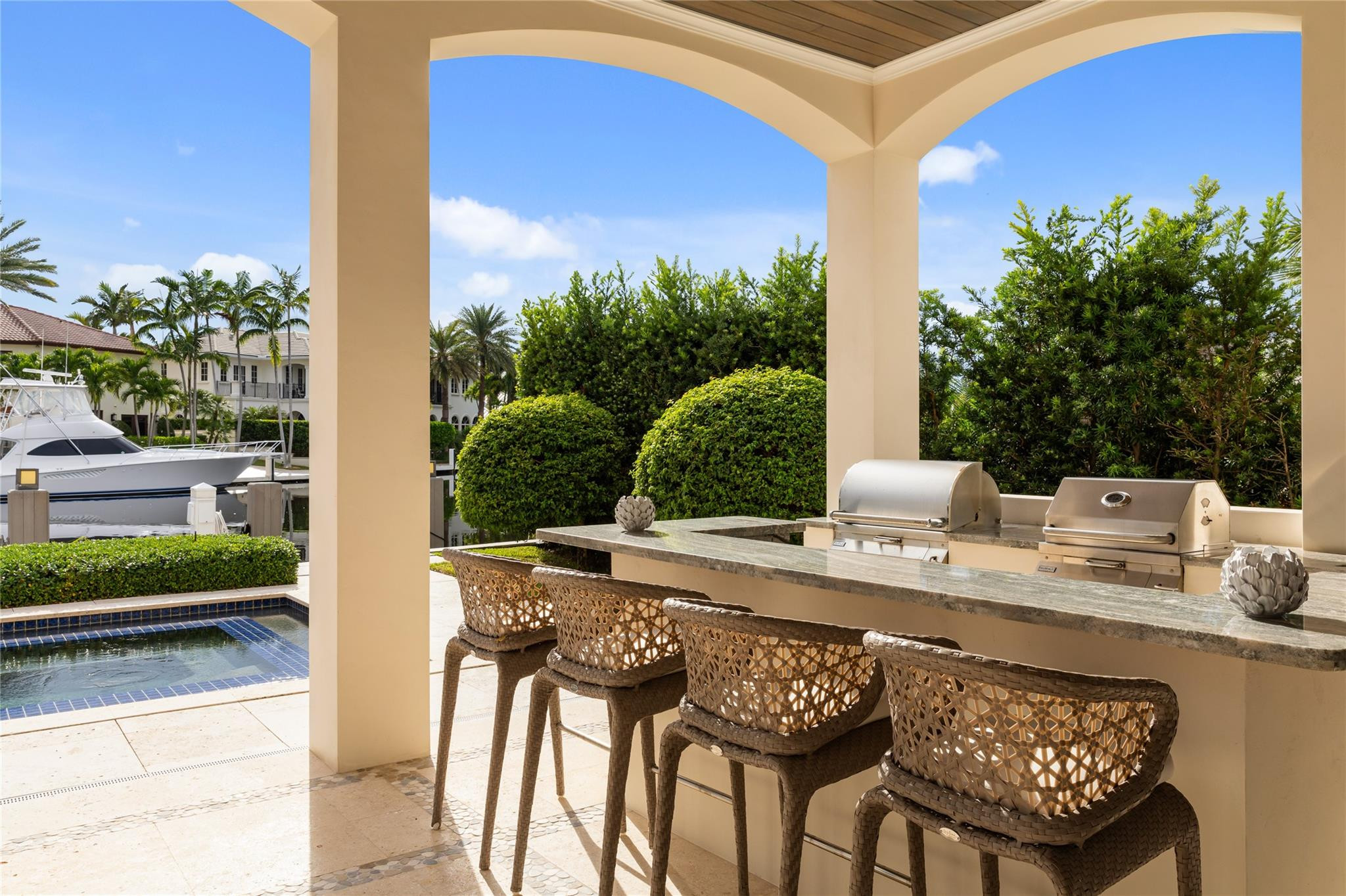 3211 Northeast 27th Avenue Lighthouse Point, FL 33064 - Photo 64 of 71 a view of an outdoor seating area