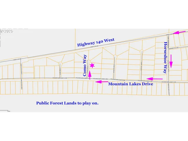 a view of a yard with trees