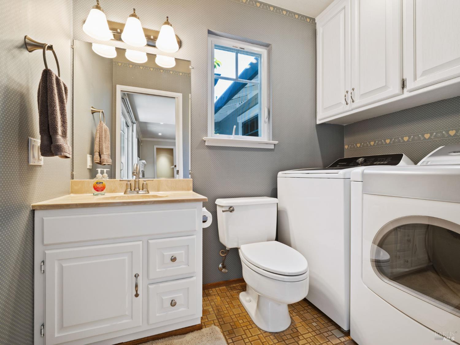 914 Santa Dorotea Circle Rohnert Park, CA 94928 - Photo 50 of 69 1/2 Bath and Laundry Room