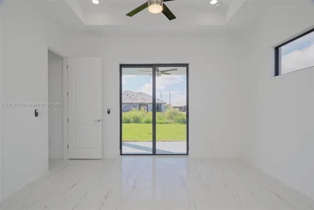 a bathroom with a sink vanity and a mirror