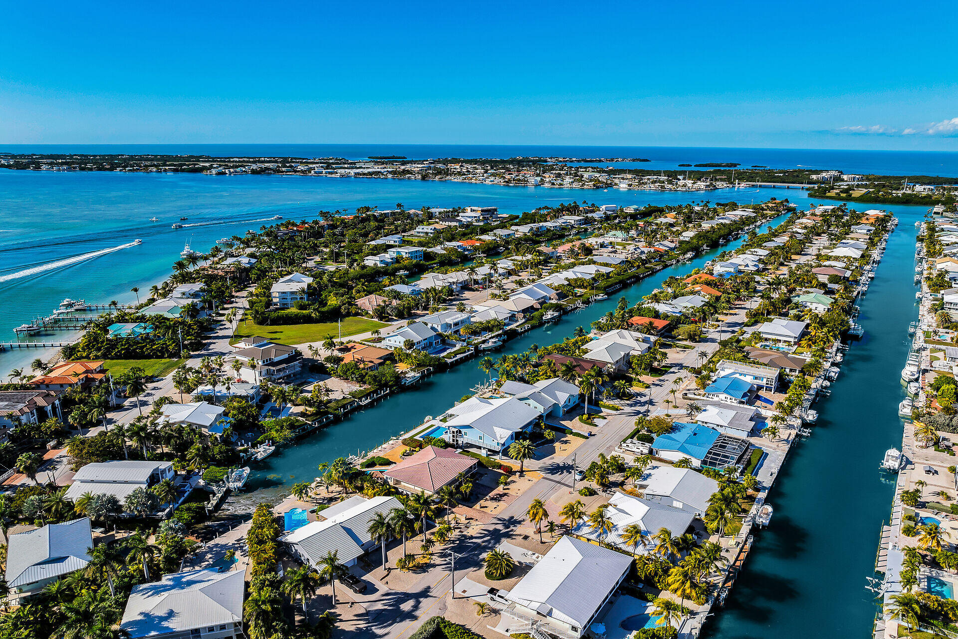 241 12th Street Key Colony Beach, FL 33051 - Photo 72 of 74 an aerial view of a city
