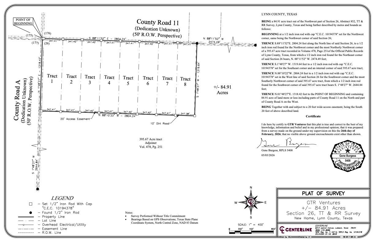 1 County Road 11 Road Tahoka, TX 79373 - Photo 1 of 2 GTR - Tracts 1 - 8 (1)