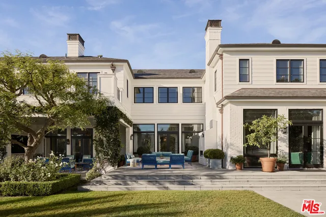 a front view of a building with street view