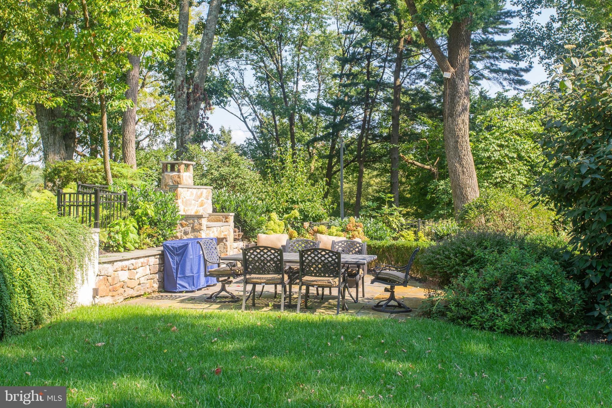23 Dunminning Road Newtown Square, PA 19073 - Photo 14 of 19 Patio with fireplace