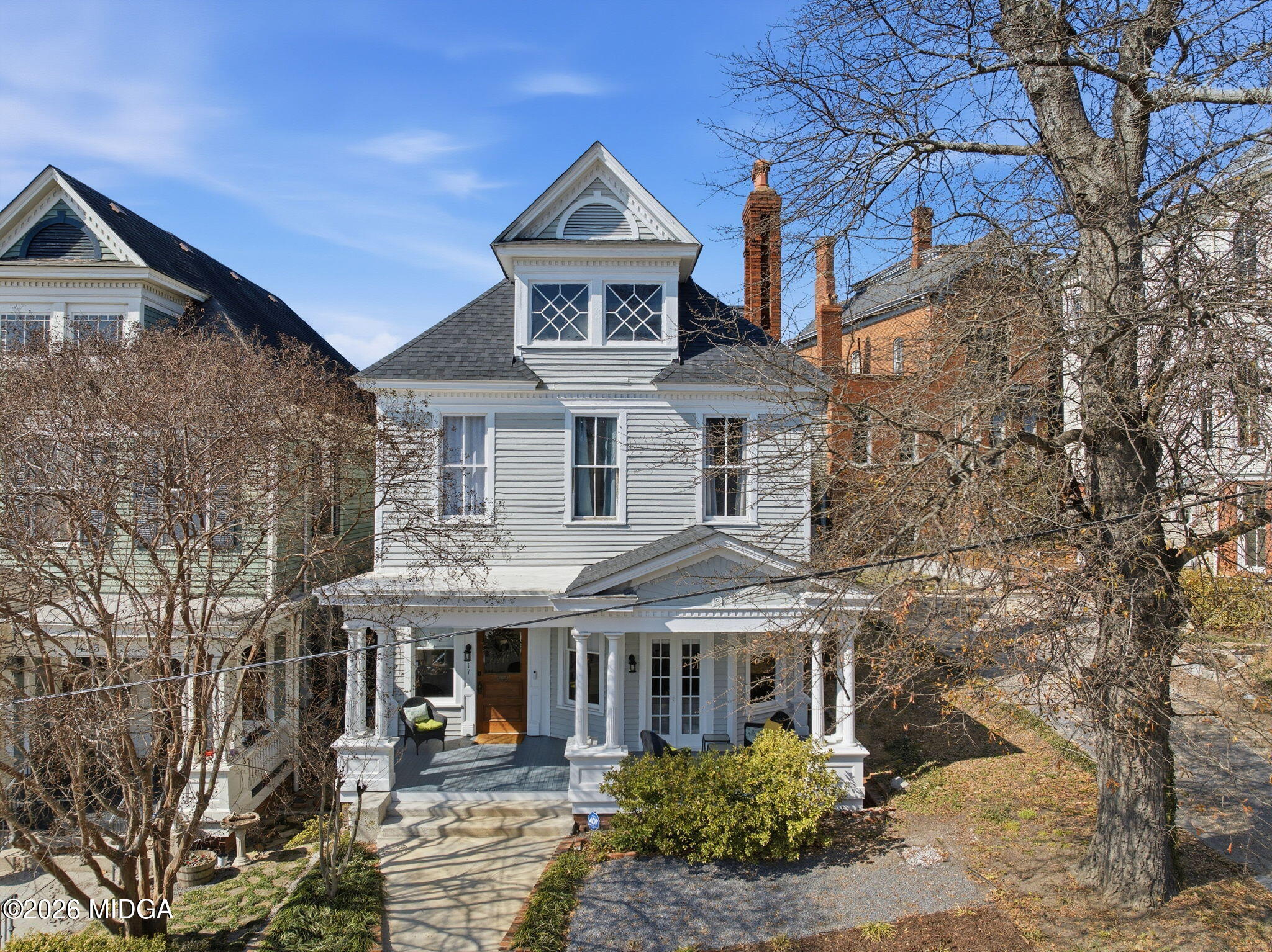 front view of a building