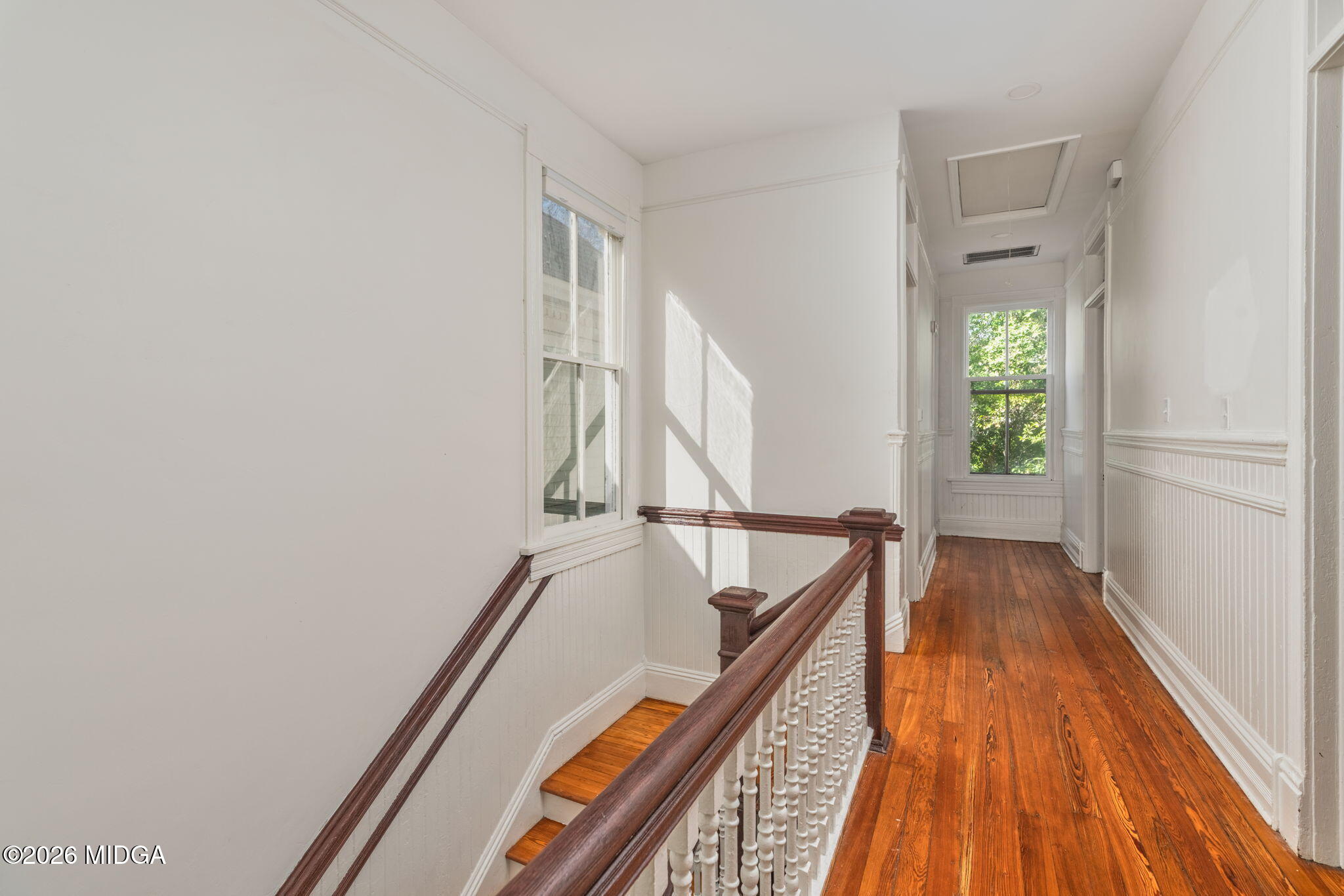 417 Orange Street Macon, GA 31201 - Photo 26 of 49 a view of balcony with wooden floor