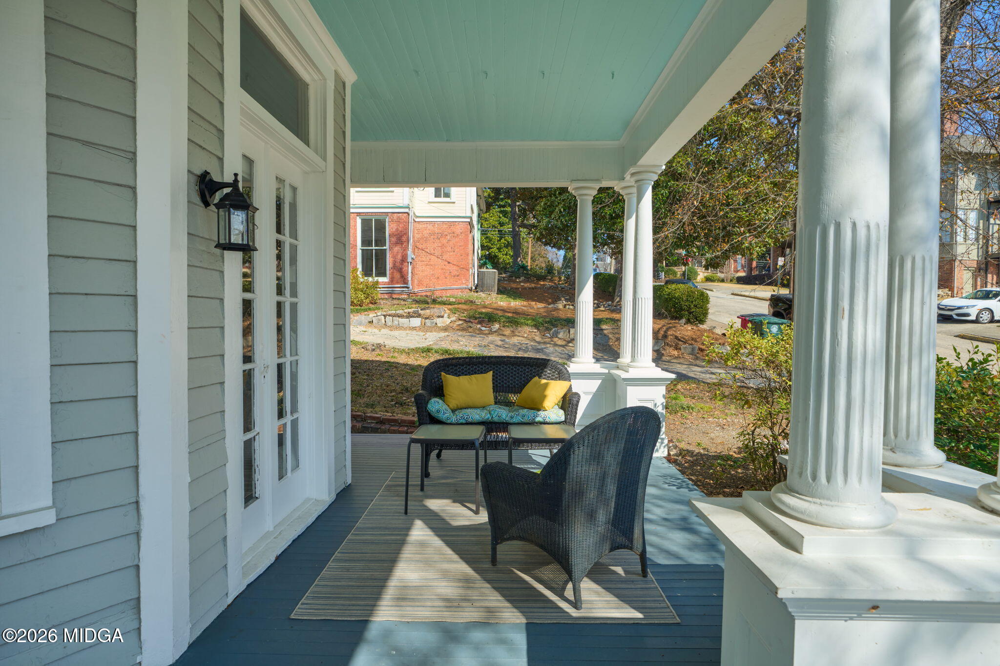 417 Orange Street Macon, GA 31201 - Photo 4 of 49 a balcony view with a seating space