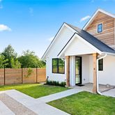 a view of a back yard of the house