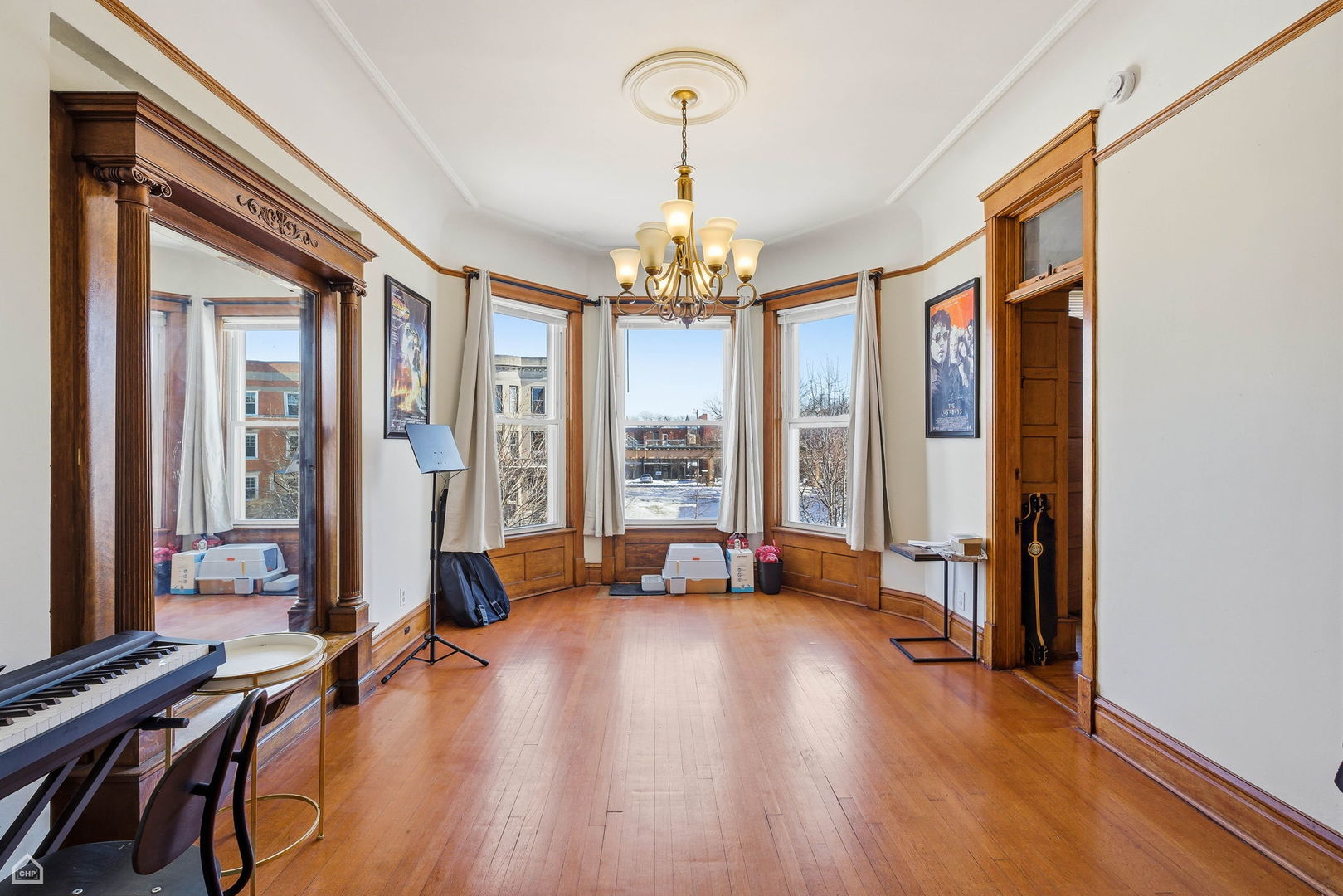 4736 South Prairie Avenue Chicago, IL 60615 - Photo 24 of 39 a living room with furniture and a large window