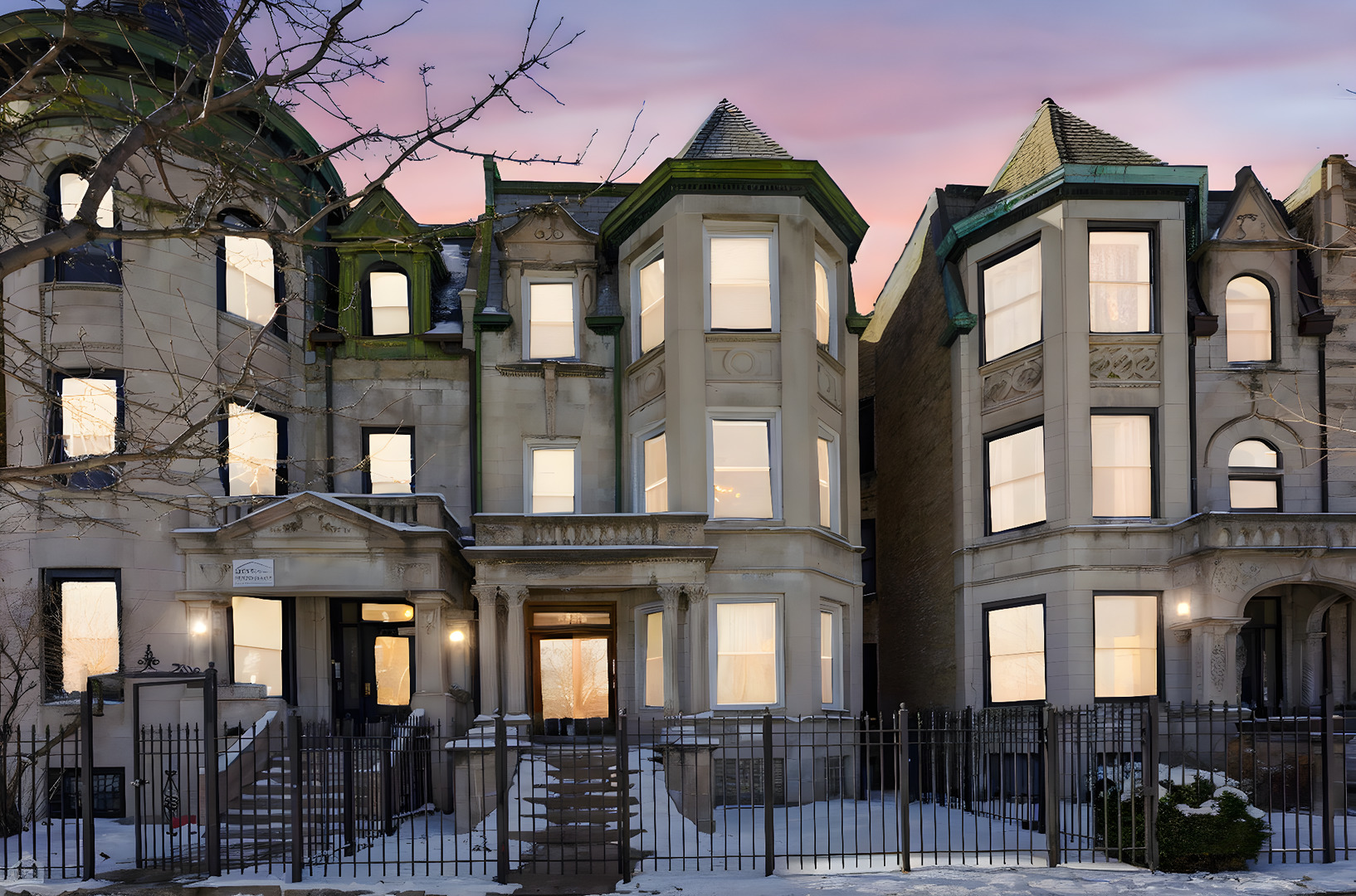 4736 South Prairie Avenue Chicago, IL 60615 - Photo 4 of 39 a front view of multiple houses