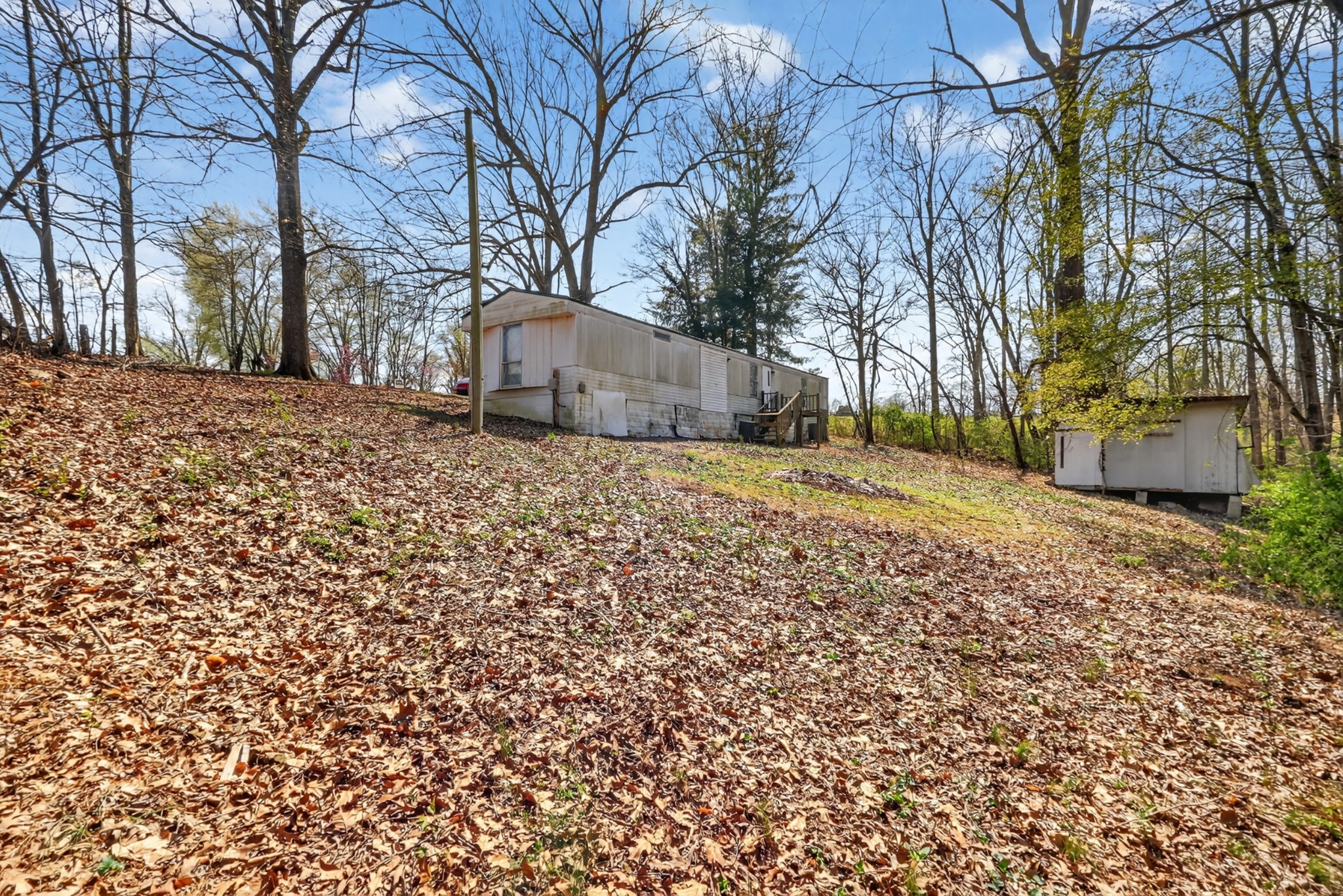 285 George Akins Road Westmoreland, TN 37186 - Photo 17 of 26 a backyard of a house