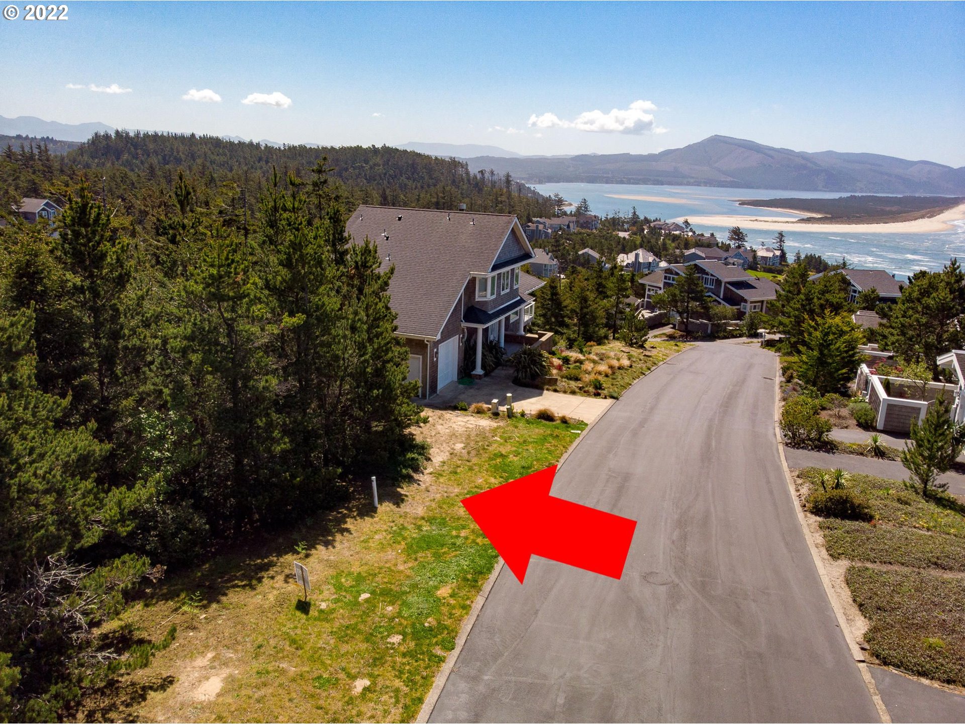 Promontory Lane Tillamook, OR 97141 - Photo 3 of 11 a view of a city and an ocean view