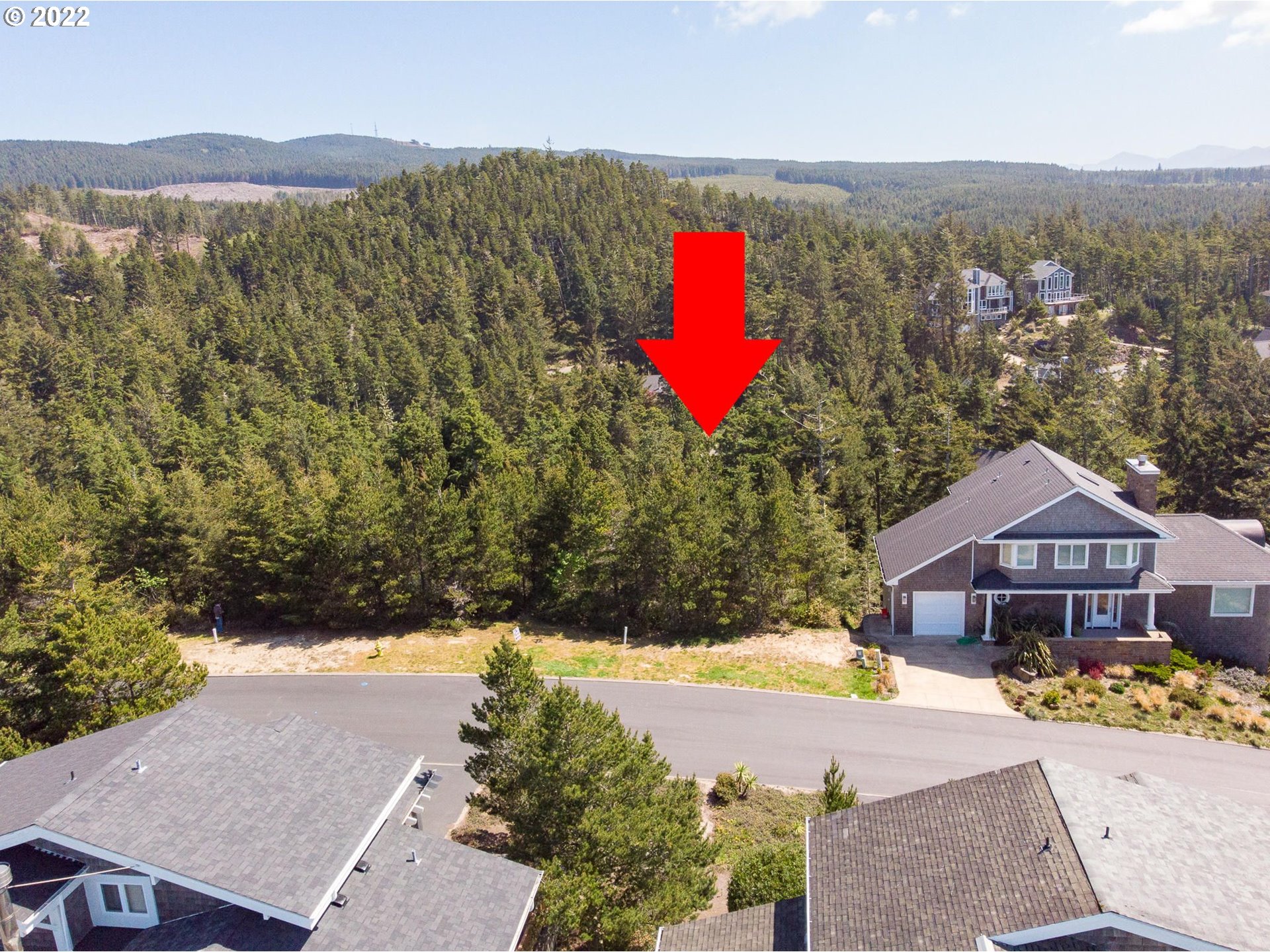 Promontory Lane Tillamook, OR 97141 - Photo 5 of 11 an aerial view of a house