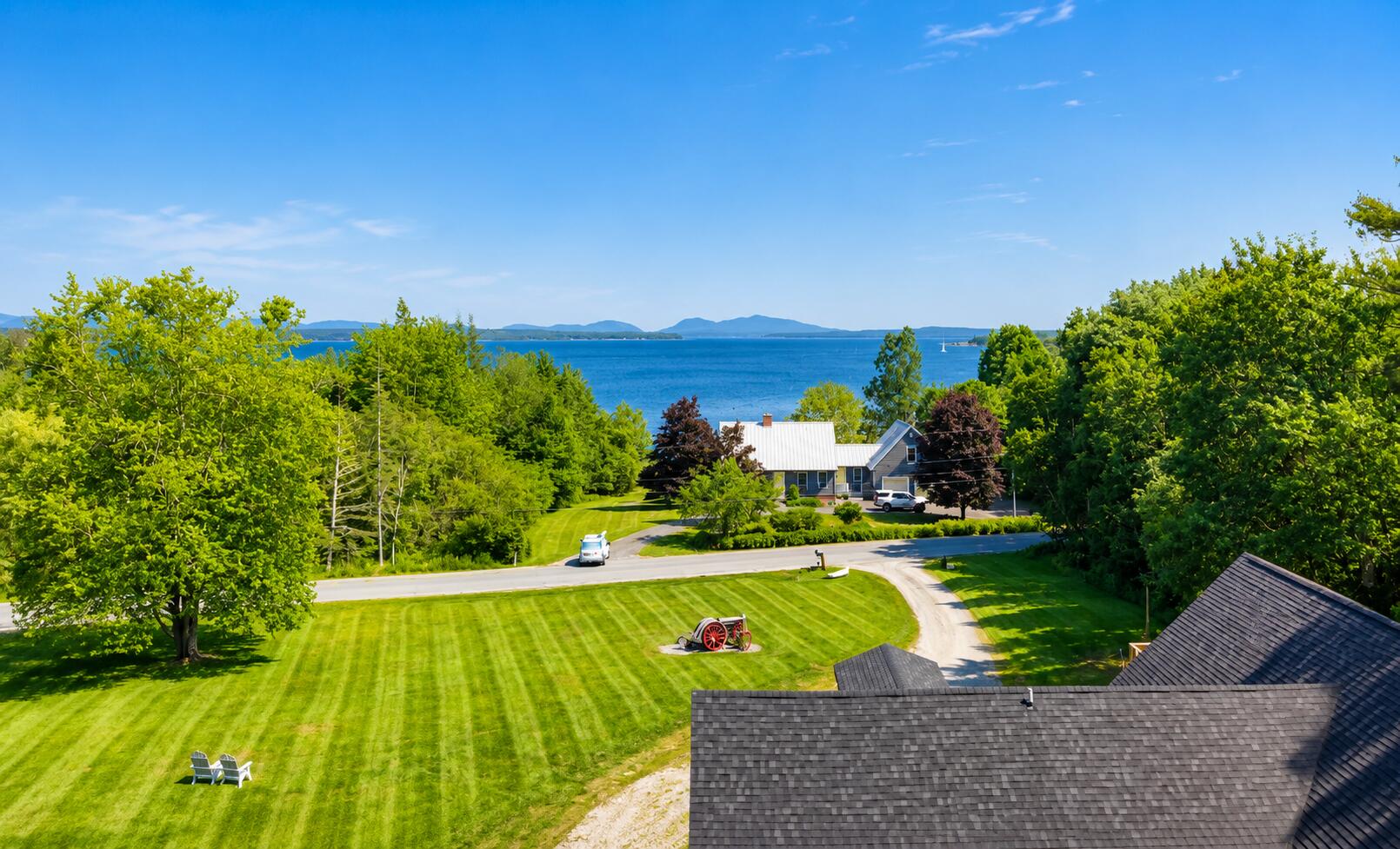 967 Newbury Neck Road Surry, ME 04684 - Photo 2 of 46 View above home