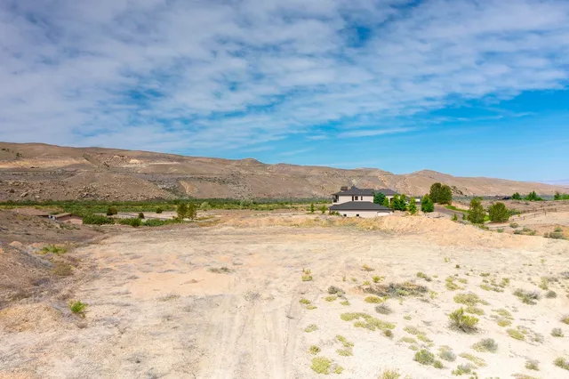 a view of lake with mountain