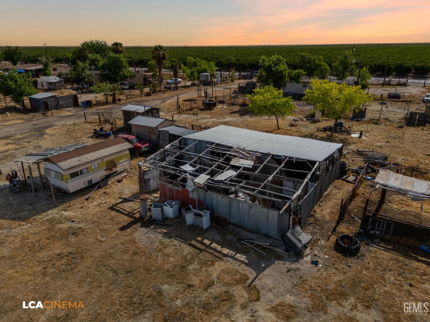 Undisclosed Address Wasco, CA 93280 - Photo 10 of 42 a terrace with outdoor seating and city view