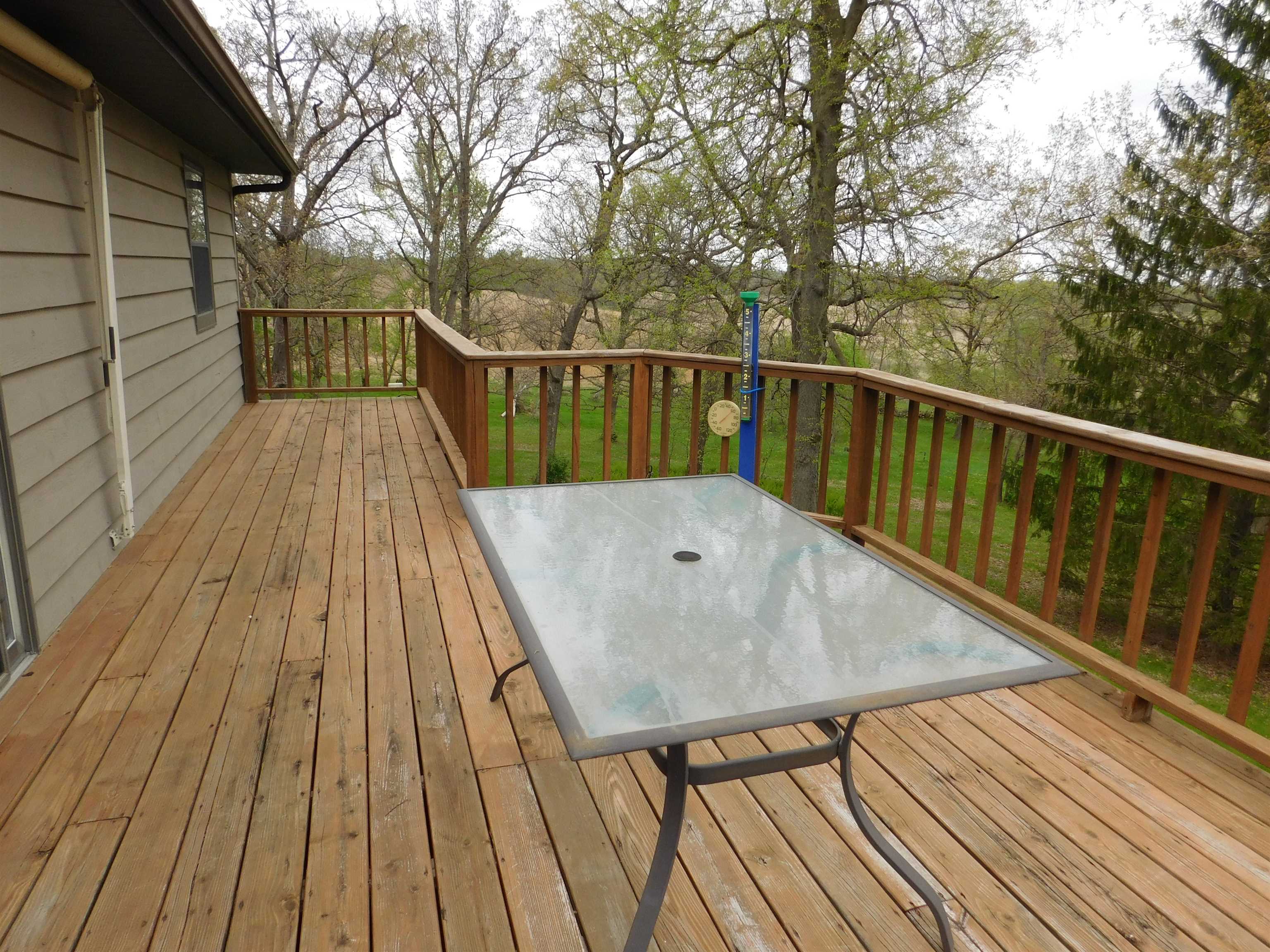 4103 North AYP Road Lena, IL 61048 - Photo 62 of 96 a balcony with wooden floor
