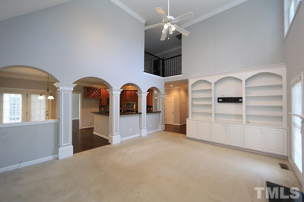 8600 Wapello Lane Raleigh, NC 27613 - Photo 15 of 27 Additional view of built-in's and fireplace.