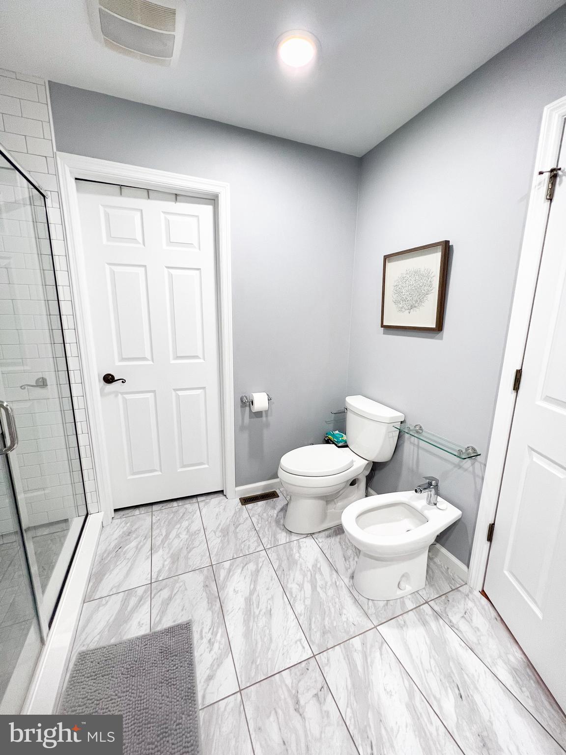 27 Copper Lane Reedsville, PA 17084 - Photo 17 of 45 a bathroom with a toilet and a shower