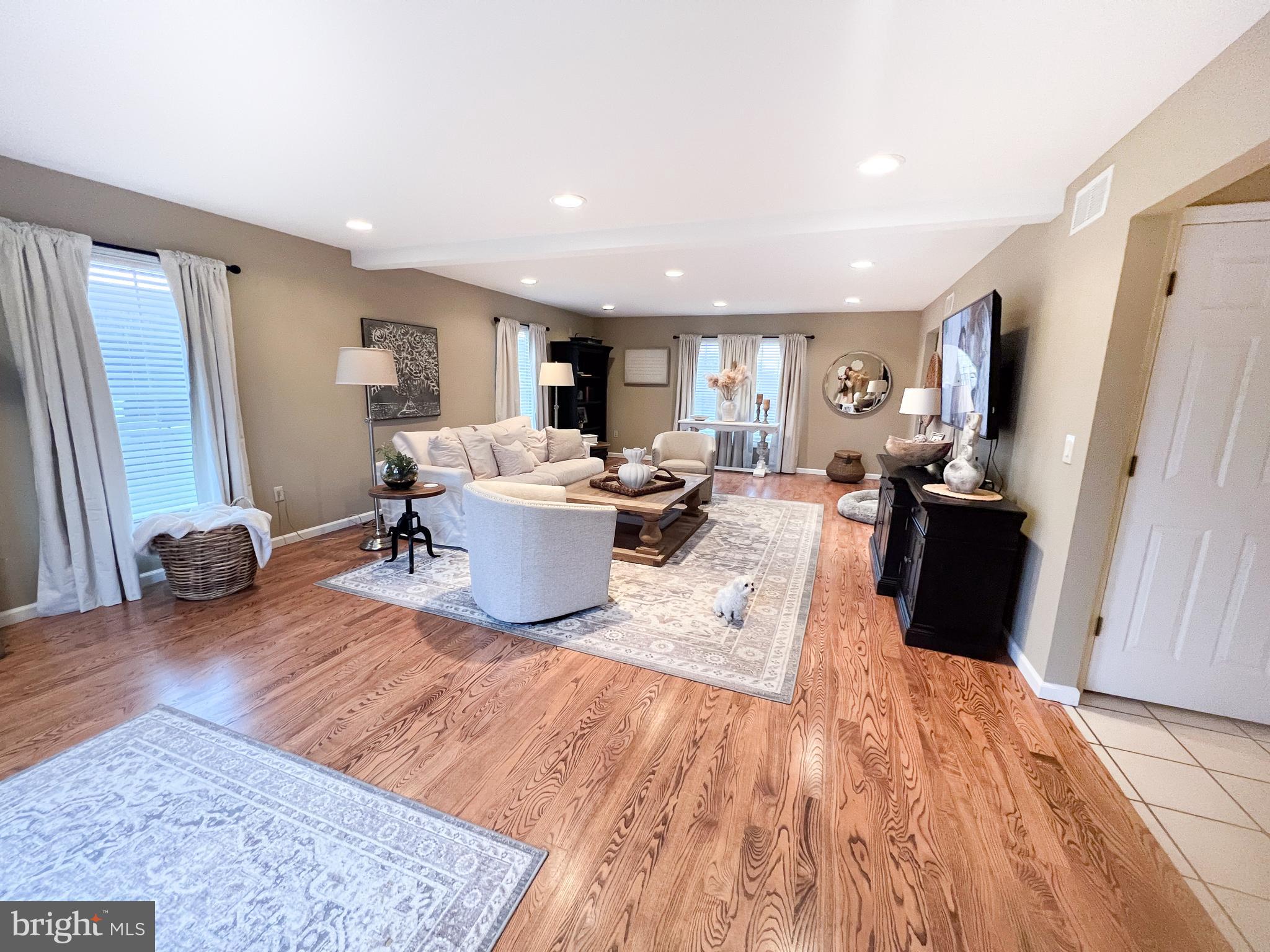 27 Copper Lane Reedsville, PA 17084 - Photo 3 of 45 a living room with stainless steel appliances furniture a refrigerator a kitchen view and a couch