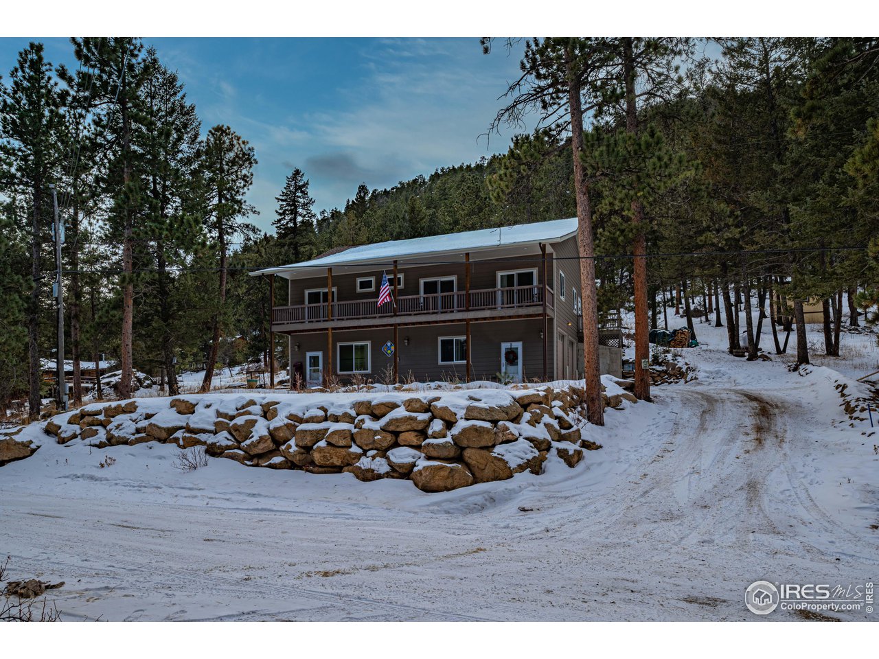 a view of outdoor space with patio furniture and garden