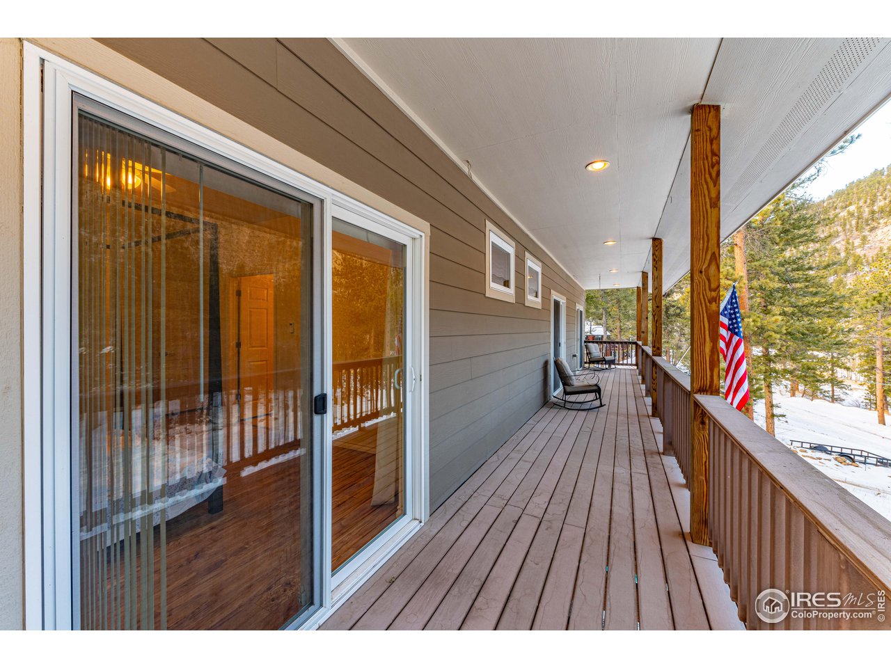 339 Cedar Drive Lyons, CO 80540 - Photo 35 of 37 a view of a balcony