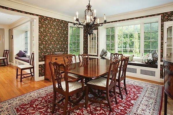 15 Bonad Road Newton, MA 02465 - Photo 5 of 16 a view of a dining room with furniture window and wooden floor
