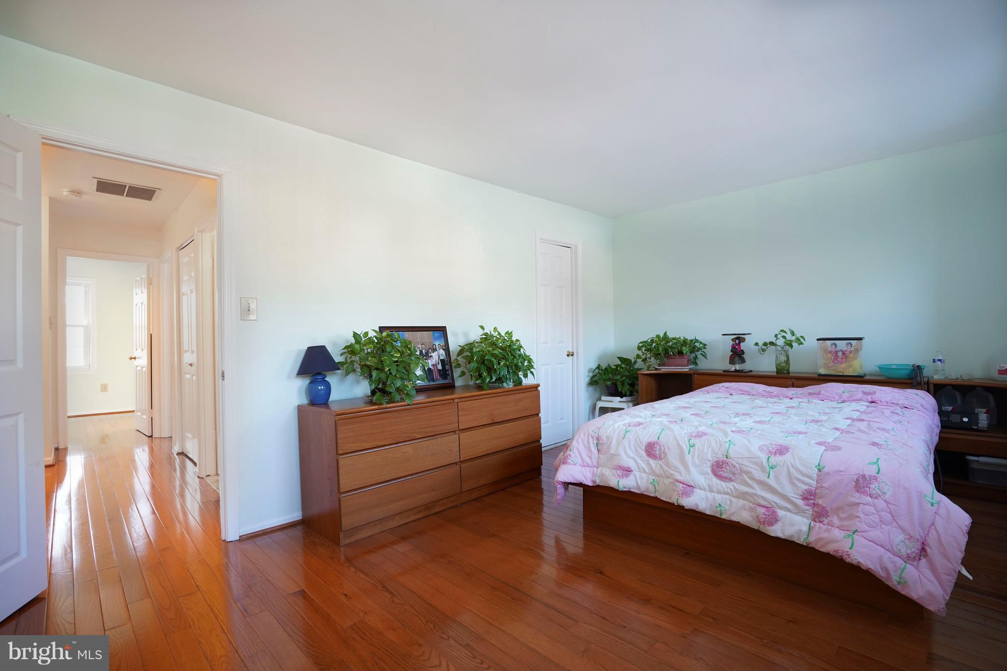 8836 Surveyors Place Springfield, VA 22152 - Photo 20 of 48 a bed room with a bed and a potted plant