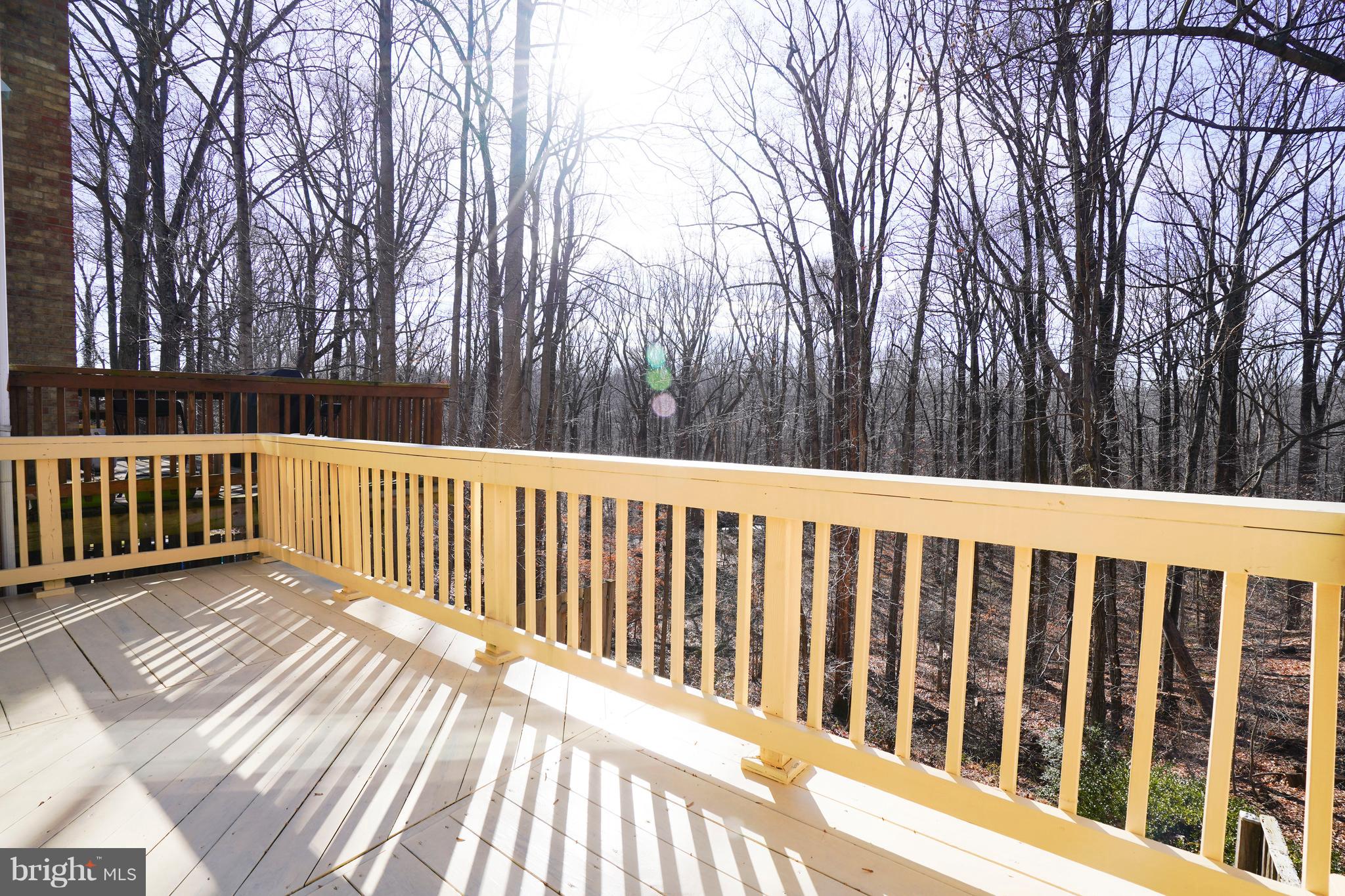 8836 Surveyors Place Springfield, VA 22152 - Photo 37 of 48 a view of a wooden roof deck