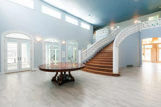 a view of a entryway door of the house