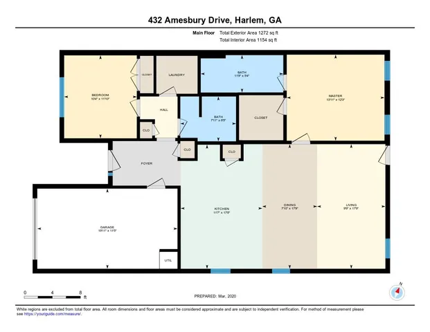 $1,525 | 498 Amesbury Drive, Harlem, GA 30814