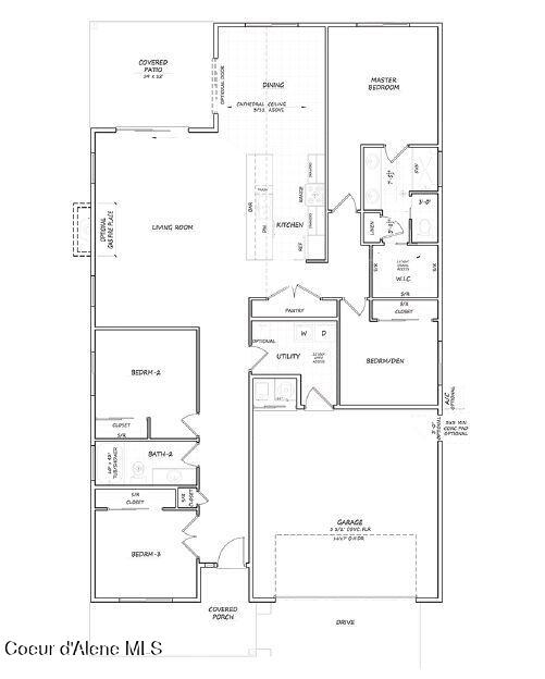 8966 West Swather Avenue Rathdrum, ID 83858 - Photo 27 of 27 1974 Floor Plan 2 Car