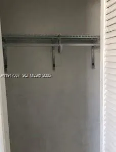 a close view of closet