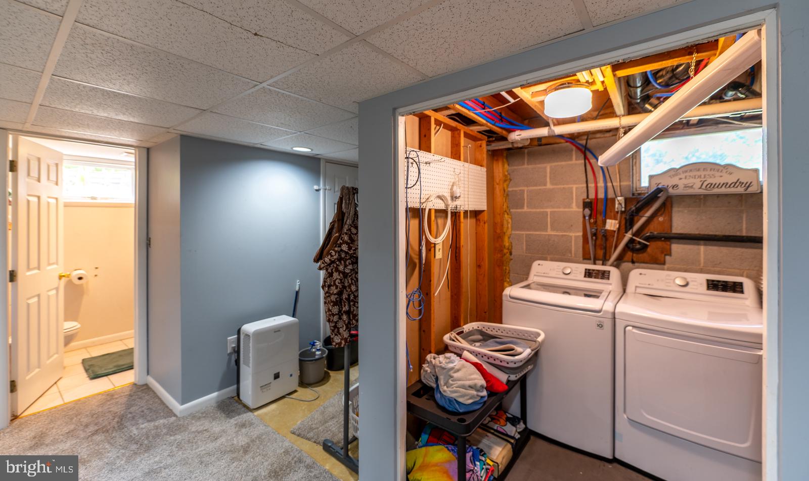 182 Rose Valley Road Pottstown, PA 19464 - Photo 48 of 52 Functional basement laundry area.