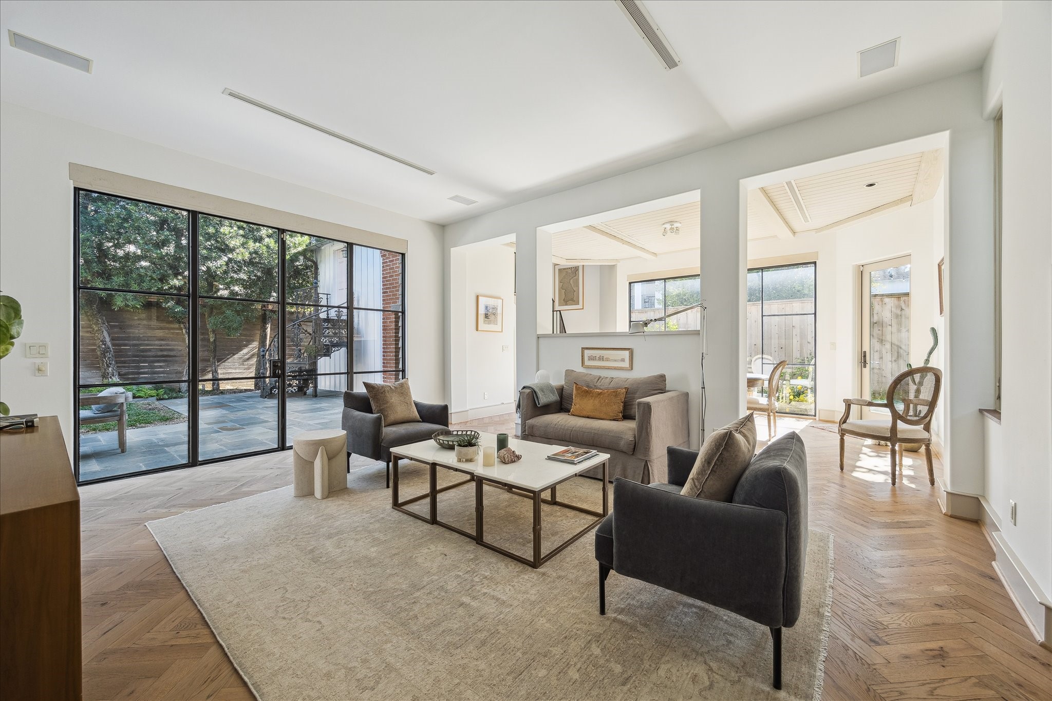 1807 Albans Road Houston, TX 77005 - Photo 9 of 39 a living room with furniture and a large window