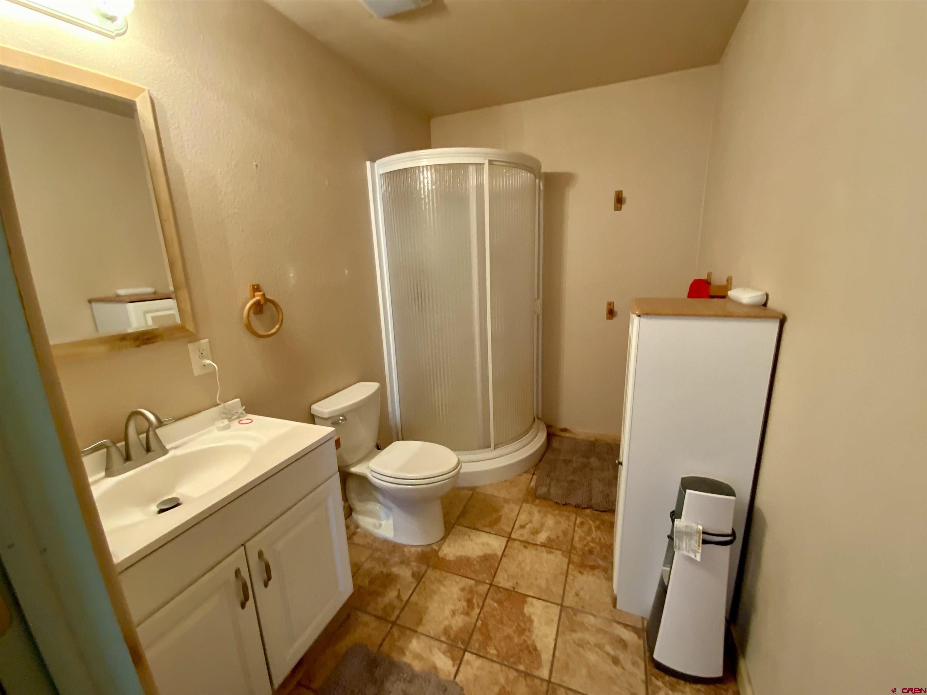 1019 Uncompahgre Drive Powderhorn, CO 81243 - Photo 21 of 33 a bathroom with a sink toilet and shower