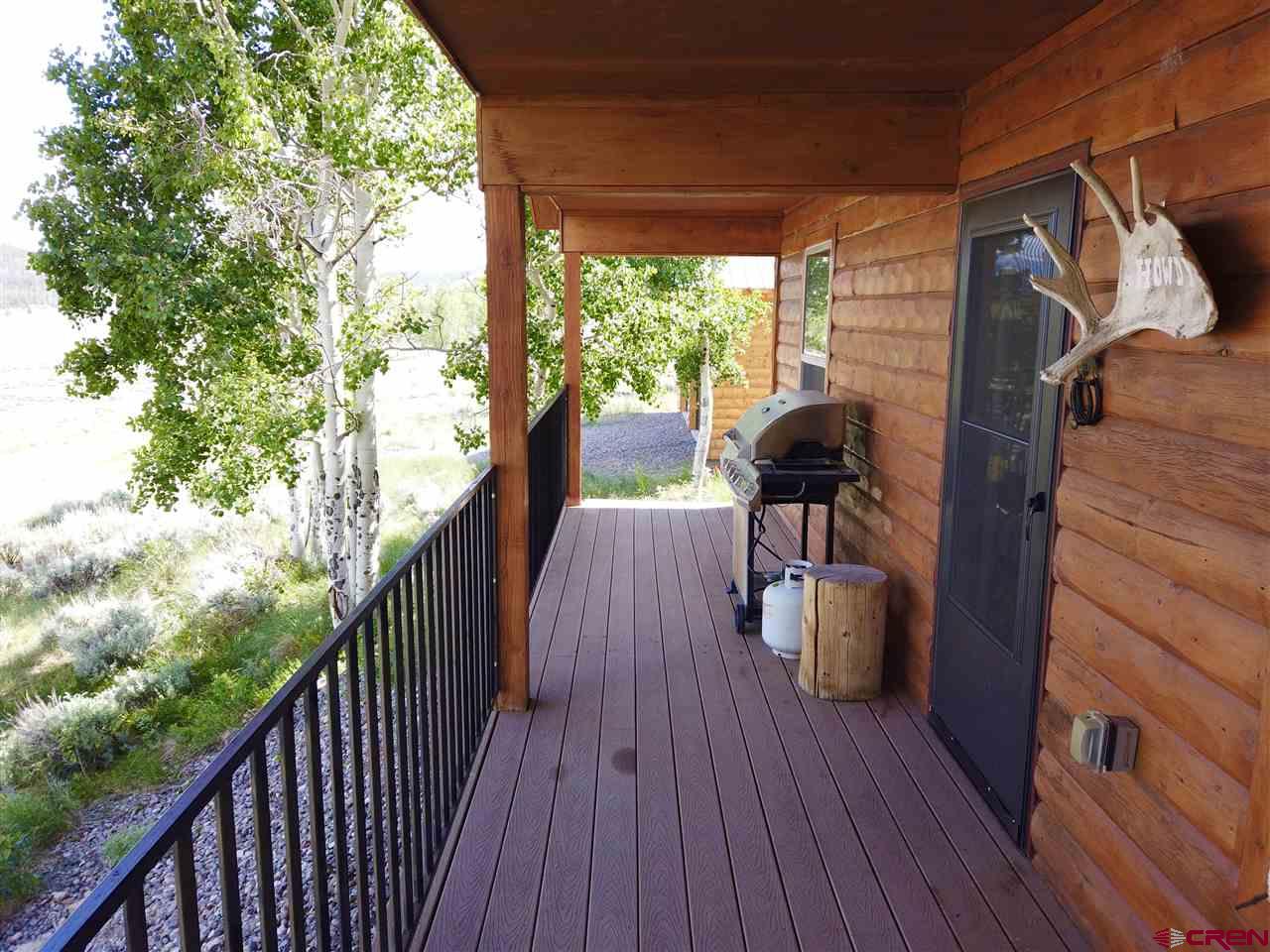 1019 Uncompahgre Drive Powderhorn, CO 81243 - Photo 24 of 33 a view of a balcony with wooden floor