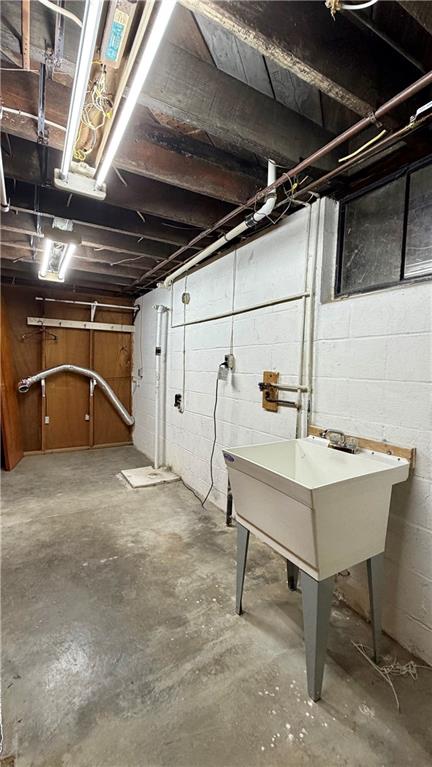 1053 Butler Road Springdale, PA 15144 - Photo 27 of 29 LAUNDRY HOOKUPS IN BASEMENT LAUNDRY ROOM